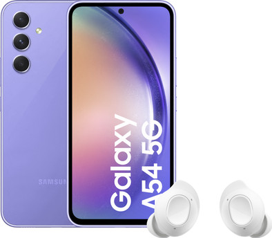 Samsung Galaxy A54 128GB Purple 5G + Samsung Galaxy Buds FE White is no longer available