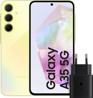 Samsung Galaxy A35 256GB Yellow 5G + Samsung 25W Fast Charger Black is no longer available
