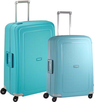 Samsonite S'Cure Spinner 69+75cm Aqua Blue Suitcase Set is no longer available