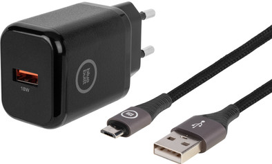 BlueBuilt Quick Charge Charger 18W + Micro USB Cable Nylon Black 1.5m is no longer available