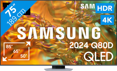 Samsung QLED GQ75Q80DAT (2024) is no longer available