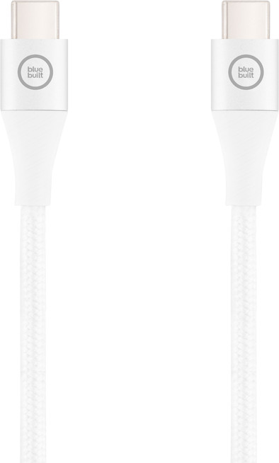BlueBuilt USB-C-auf-USB-C-Kabel 1,5 m Nylon Weiß ist nicht mehr verfügbar