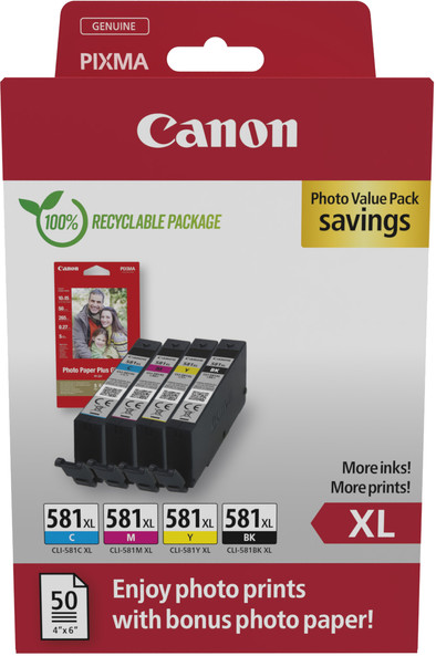 Canon CLI-581XL Value Pack is no longer available