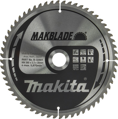 Kappsägeblatt Holz Makita Makblade 260x30x2,3 60T ist nicht mehr verfügbar
