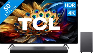 TCL QLED 50C61B (2024) + soundbar is no longer available
