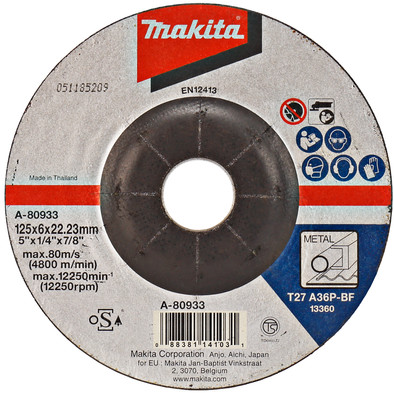 Makita Grinding Disc Steel 125mm is no longer available