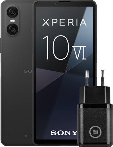 Sony Xperia 10 VI 128GB Black 5G + BlueBuilt Charger with USB-C Port 30W Black is no longer available