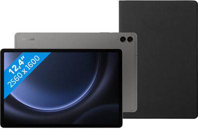 Samsung Galaxy Tab S9 FE Plus 256GB WiFi and 5G Gray + BlueBuilt Book Case Black is no longer available