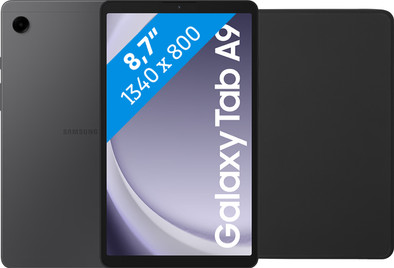 Samsung Galaxy Tab A9 8.7 inches 128GB WiFi and 4G Gray + BlueBuilt Book Case Black is no longer available