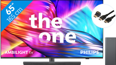 Philips The One 65PUS8909 - Ambilight (2024) + Soundbar + HDMI cable is no longer available