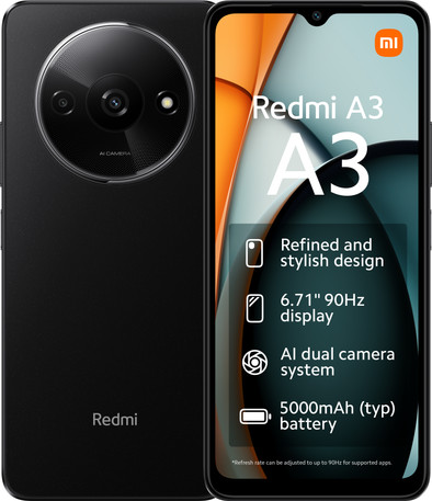 Redmi A3 64GB Schwarz 4G ist nicht mehr verfügbar