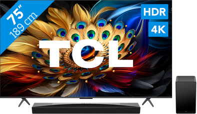 TCL QLED 75C61B (2024) + Soundbar is no longer available