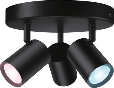 WiZ 3 spots Imageo Round- Colored and White Light - GU10 - Black is no longer available