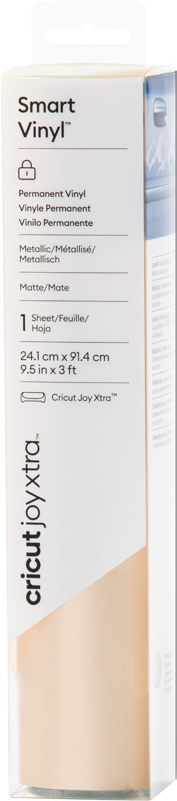 Cricut Joy Xtra Smart Vinyl Permanent 24 x 91 cm, Matt Champagner ist nicht mehr verfügbar