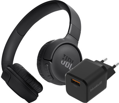 JBL Tune 520BT Schwarz + BlueBuilt Quick-Charge-Ladegerät mit USB-A-Port 18 W Schwarz ist nicht mehr verfügbar