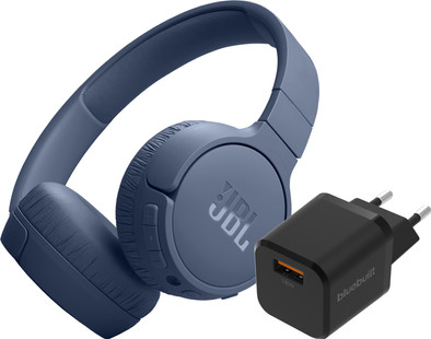 JBL Tune 670NC Blue + BlueBuilt Quick Charge Charger with USB-A Port 18W Black is no longer available