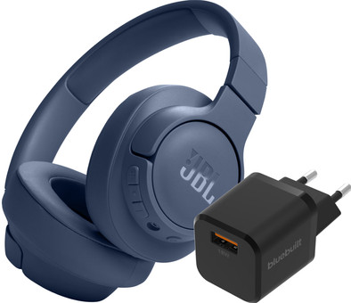 JBL Tune 720BT Blue + BlueBuilt Quick Charge Charger with USB-A Port 18W Black is no longer available