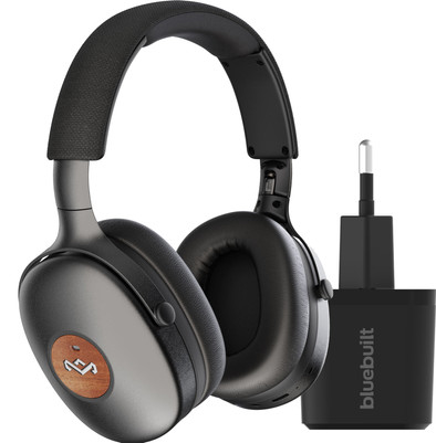 House of Marley Positive Vibration XL ANC Schwarz + BlueBuilt Quick-Charge-Ladegerät mit USB-A ist nicht mehr verfügbar