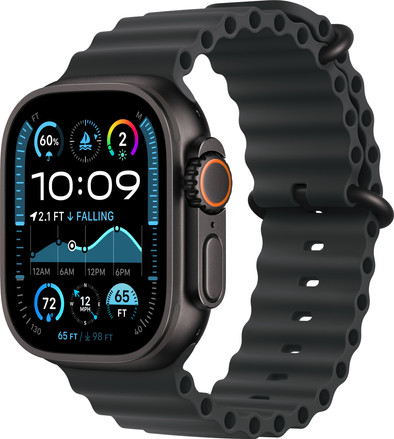 Apple Watch Ultra 2 4G 49 mm Schwarz Ocean Armband Schwarz ist nicht mehr verfügbar