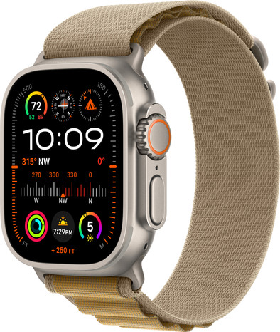Apple Watch Ultra 2 4G 49 mm Silber Alpine Armband Beige M ist nicht mehr verfügbar