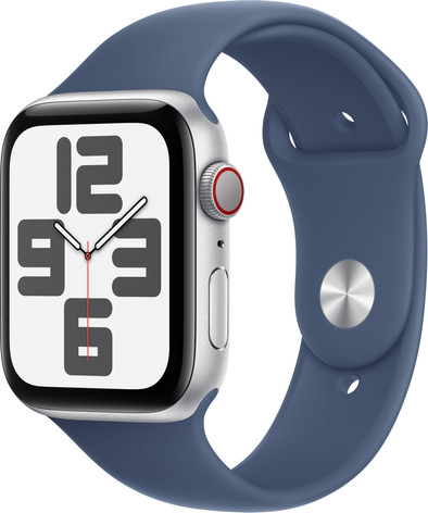 Apple Watch SE 2024 4G 44 mm Silber Sportarmband M/L ist nicht mehr verfügbar