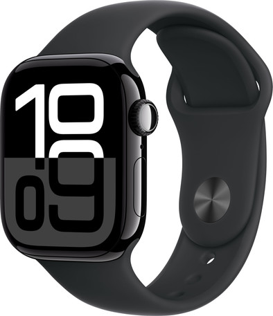 Apple Watch Series 10 42 mm Schwarz Sportarmband S/M ist nicht mehr verfügbar