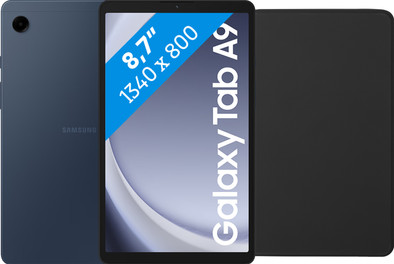 Samsung Galaxy Tab A9 8.7 inches 128GB WiFi Blue + BlueBuilt Book Case Black is no longer available