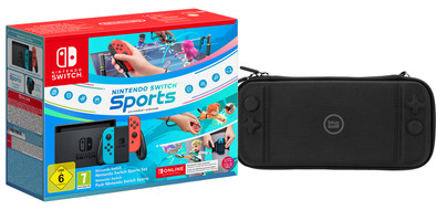 Nintendo Switch Rot/Blau + Switch Sports + Nintendo Switch Online + Schutzhülle ist nicht mehr verfügbar