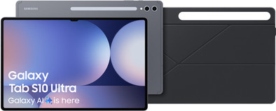 Samsung Galaxy Tab S10 Ultra 14,6 Zoll 256GB Wi-Fi und 5G Grau + Samsung Book Case Schwarz ist nicht mehr verfügbar