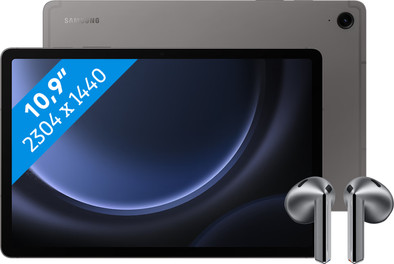 Samsung Galaxy Tab S9 FE 256GB Wi-Fi Grau + Galaxy Buds3 Schwarz ist nicht mehr verfügbar