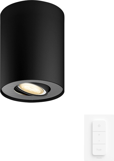 Philips Hue Pillar Aufbauspot White Ambiance - Schwarz - 1 Spot + Dimmer ist nicht mehr verfügbar