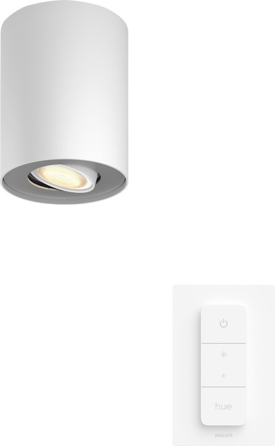 Philips Hue Pillar Mounted Spot Light White Ambiance - White - 1-spot + Dimmer is no longer available