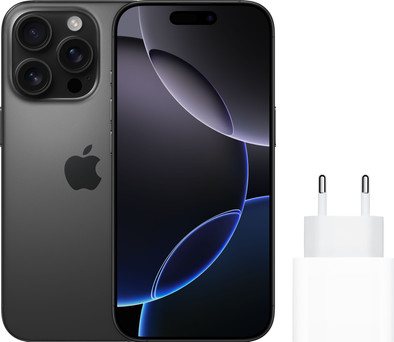 Apple iPhone 16 Pro 256GB Titan Schwarz + Apple Schnellladegerät ist nicht mehr verfügbar