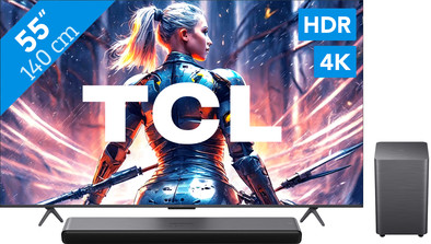 TCL QLED 55C71B + TCL S55H 2.1 Soundbar is no longer available
