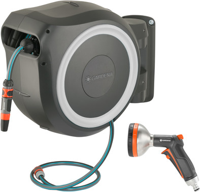 Gardena Wand-Schlauchbox 25 RollUp M/L Weiß + Premium Brause ist nicht mehr verfügbar