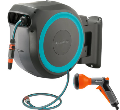 Gardena Wand-Schlauchbox PowerRoll XL P4A Set + Classic Multifunktionsbrause ist nicht mehr verfügbar