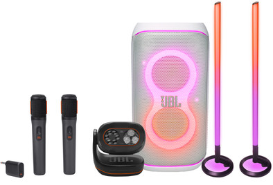 JBL PartyBox Club 120 Weiß Karaoke-Set Klein ist nicht mehr verfügbar