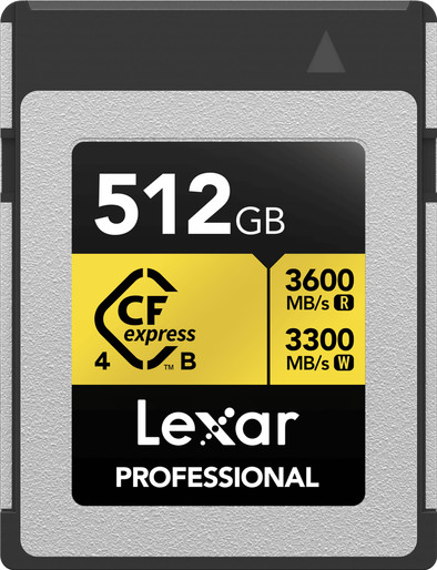 Lexar Professional GOLD 4.0 512GB CFexpress Type B is no longer available