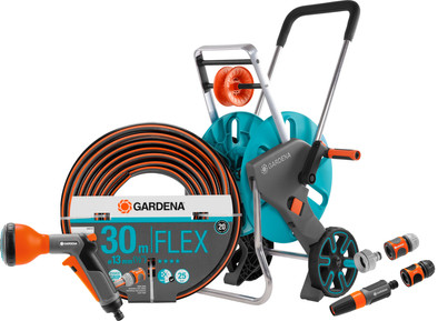GARDENA Comfort FLEX 1/2 30m CleverRoll M Easy Classic Spray Nozzle Pack is no longer available