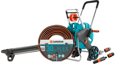 GARDENA Comfort FLEX 1/2 30m CleverRoll M Medium Sprinkler Pack is no longer available