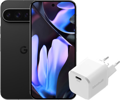 Google Pixel 9 Pro XL 128GB Black 5G + BlueBuilt Charger with USB-C Port 30W White is no longer available