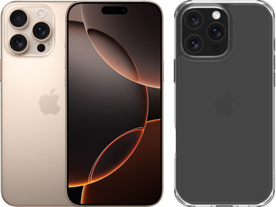 Apple iPhone 16 Pro Max 256GB Titan Weiß + BlueBuilt Protective Backcover Transparent ist nicht mehr verfügbar