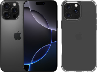 Apple iPhone 16 Pro Max 256GB Titan Schwarz + BlueBuilt Protective Backcover Transparent ist nicht mehr verfügbar