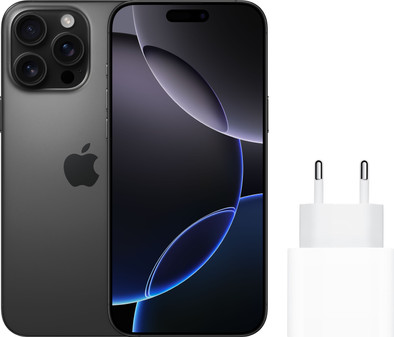 Apple iPhone 16 Pro Max 256GB Titan Schwarz + Apple Schnellladegerät ist nicht mehr verfügbar