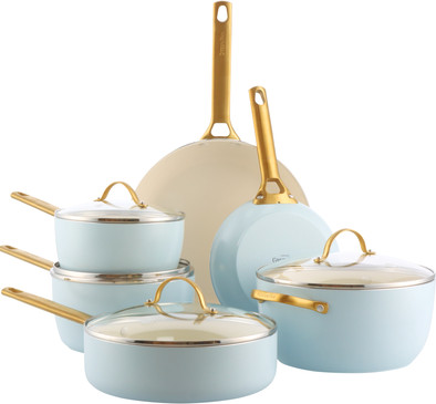 GreenPan Padova Reserve Cookware Set 10-piece Light Blue is no longer available