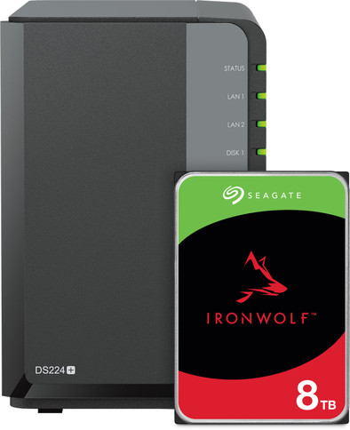 Synology DS224+ + Seagate IronWolf 8TB is no longer available