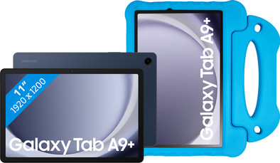 Samsung Galaxy Tab A9 Plus 11 Zoll 6GB/128GB Wi-Fi Blau + BlueBuilt Kids Cover Blau ist nicht mehr verfügbar