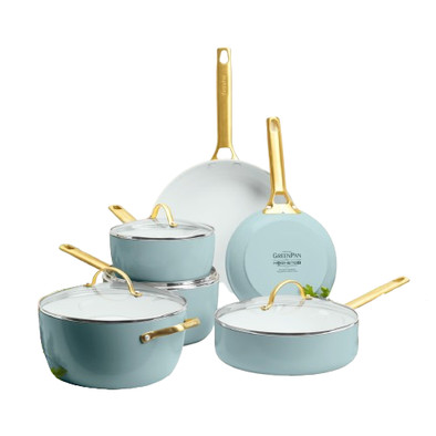 GreenPan Padova Reserve Topf-/Pfannenset 10-teilig Sky Blue ist nicht mehr verfügbar