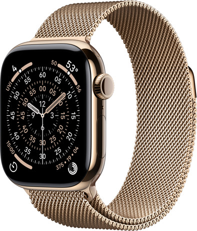 Apple Watch Series 11 5G 42mm Titanium Gold Milanese Loop is no longer available