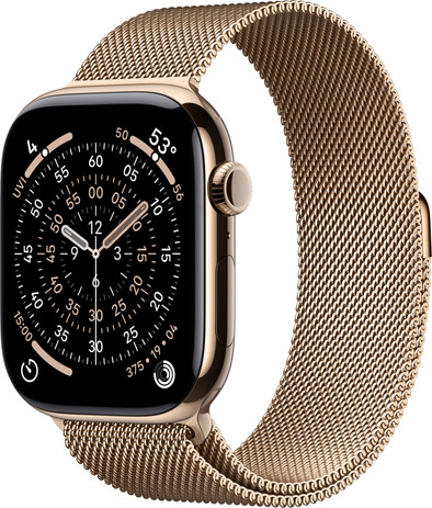 Apple Watch Series 11 5G 46mm Titanium Gold Milanese Loop S/M is no longer available